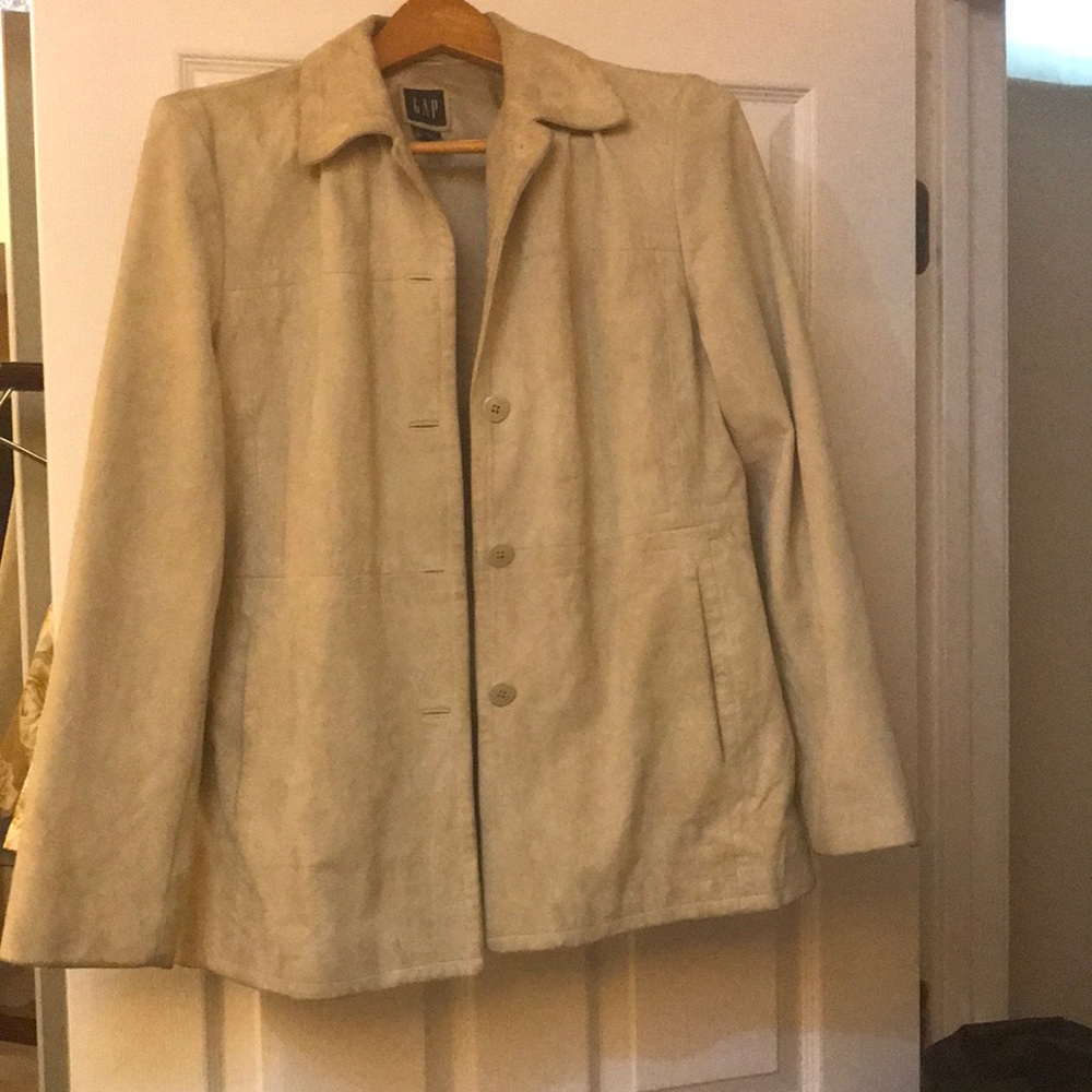 Tan Gap Suede Jacket